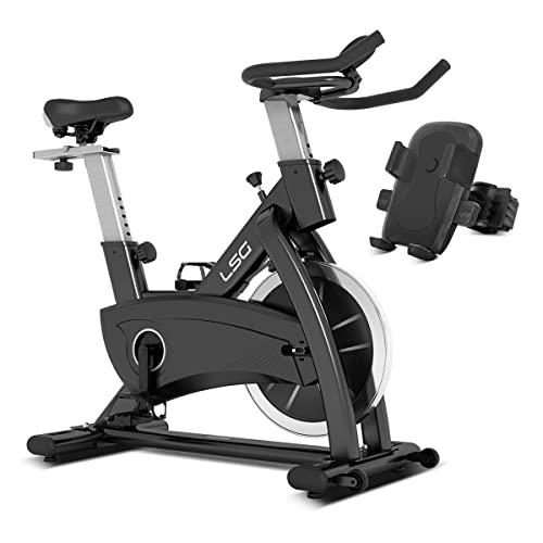 LSG Spin Bike Exercise Bike SPG220 Fitness Mechanical Resistance Commercial Exercise BONUS Phone Holder