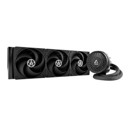 ARCTIC Liquid Freezer III 360 - Water Cooling PC, All-in-One CPU AIO Water Cooler, Intel & AMD Compatible, efficient PWM-Controlled Pump, Fan: 200-1800 RPM, LGA1851 and LGA1700 Contact Frame - Black