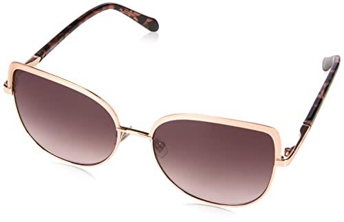 Fossil Women's FOS 3126/G/S Sunglasses, Red Gold
