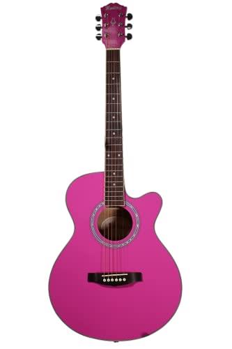Monterey Guitars Pink Acoustic Guitar