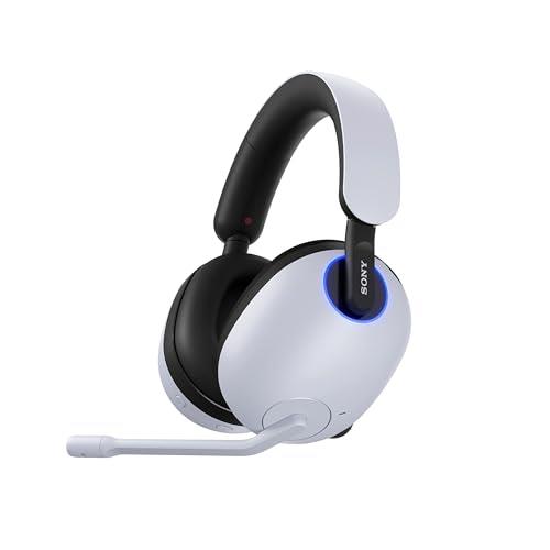 Sony INZONE H9, WH-G900N Wireless Noise Cancelling Gaming Headset, Over-Ear Headphones with 360 Spatial Sound, 32 Hours Battery Life, flip to Mute mic, Mobile, Laptop, PS5 & PC Compatible (White)