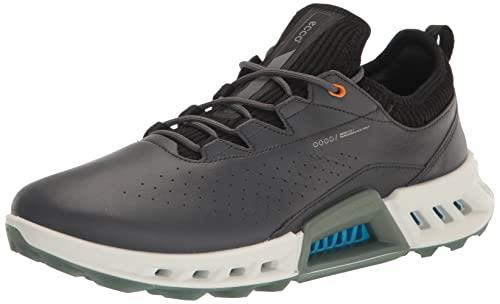 ECCO Men's Biom C4 Gore-tex Waterproof Golf Shoe, Magnet, 12-12.5