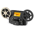 Kodak Reels 8 mm and Super 8 Films Digitizer Converter with Big 5 Inches Screen, Scanner Converts Film Frame by Frame to Digital MP4 Files for Viewing, Sharing and Saving on SD Card