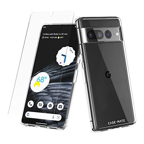 Case-Mate Protection Pack Case with Screen Protector (Suits Google Pixel 7 Pro) - Clear