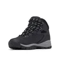 Columbia Women's Newton Ridge Lightweight Waterproof Shoe Hiking Boot, Black/Chalk, 9.5 Wide