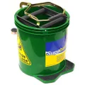 Nab Clean Mop Contractor Bucket, Green, 16 Liter Capacity