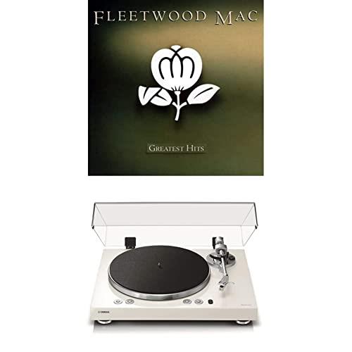 Yamaha TT-N503 (MusicCast Vinyl 500) White Turntable and Fleetwood Mac - Greatest Hits [Bundle]
