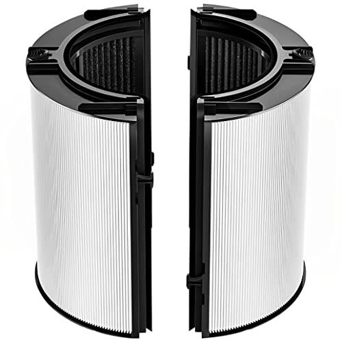 2 in 1 Glass HEPA + Activated Carbon Replacement Filter for Dyson Air Purifier DP04 TP04 TP05 TP06 TP07 TP7A TP08 TP09 PH01 PH02 HP04 HP05 HP06 HP07 HP09 Hot and Cool