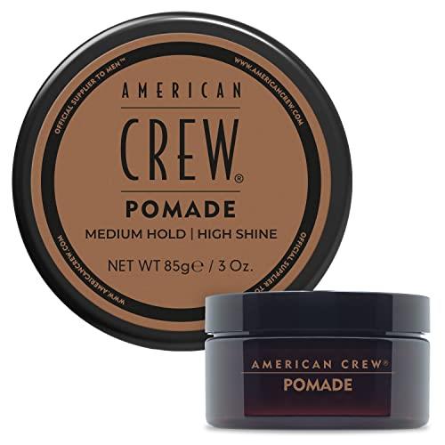 American Crew Men's Hair Pomade, Like Hair Gel with Medium Hold & High Shine, 3 Oz (Pack of 1)