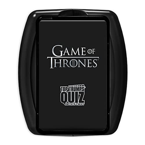 Top Trumps Game of Thrones: Quiz Trivia Game, 100 Categories to Test Your Knowledge and Memory Featuring Tyrion Lannister, Cersei Lannister, Arya Stark, Daenerys Targaryen