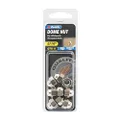 Zenith Chrome Plated Steel Nut Dome, 5/16 Inches (Pack of 9)