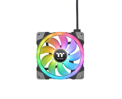 Thermaltake SWAFAN EX14 RGB Magnetic Quick Connect PWM Cooling Fan (up to 2000RPM) Black Edition - 3 Fan Pack