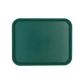 Chef Inox Polypropylene Plastic Tray, 450 mm x 350 mm x 23 mm Size, Green