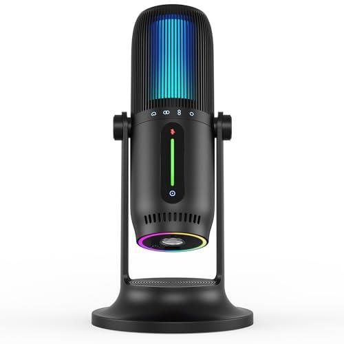 Thronmax MDrill Ghost RGB 96Khz - Microphone for Gamers, Podcasters, YouTubers, and More - High-Quality Sound, Vertigain Technology, and Dynamic Lighting Effects