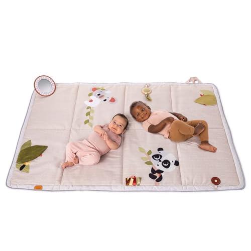 Tiny Love Boho Chic Super Mat, Easy to Store and Carry, Baby Play Spaces, Six Engaging Activities, Soft Padded Surface, 0-12 Months,Newborn Developmental Toys, Infant Activity Mat