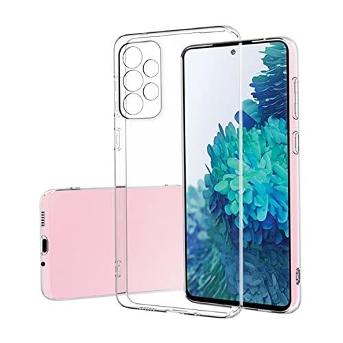 AUAJEFC Transparent Precision Hole Phone case, with Precise Hole Positions That Perfectly fit The Phone, Suitable for Bare Metal Feel-Samsung A33 5g