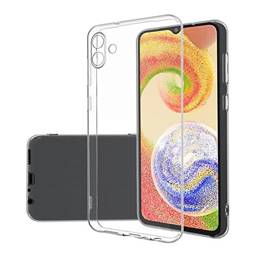 AUAJEFC Transparent Precision Hole Phone case, with Precise Hole Positions That Perfectly fit The Phone, Suitable for Bare Metal Feel-Samsung A04