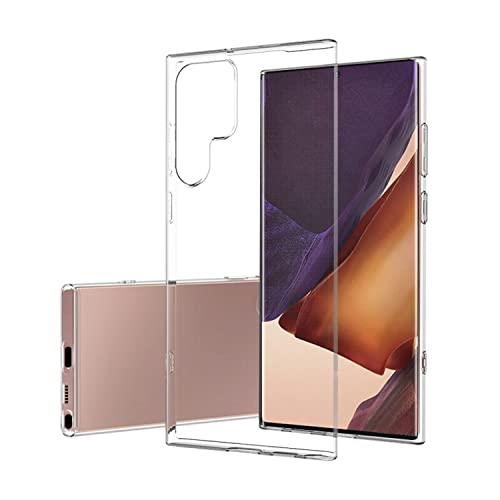 AUAJEFC Transparent Precision Hole Phone case, with Precise Hole Positions That Perfectly fit The Phone, Suitable for Bare Metal Feel-Samsung S22 U