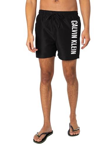 Calvin Klein Men's Intense Power Medium Drawstring Swim Shorts Shorts, Black