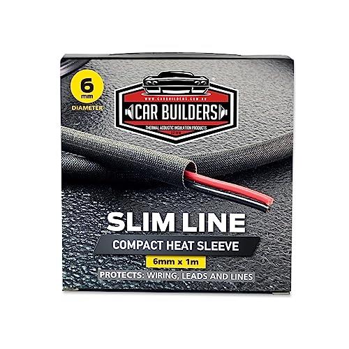 Car Builders Slim Line Loom Protection Heat Sleeve, 6 mm Sleeve Diameter x 1 Metre Length