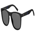 Tommy Hilfiger Men's TH 2042/S Sunglasses, Matte Black