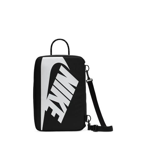 Nike Shoe Box Bag, Black/Black/White, 12 Litre Capacity