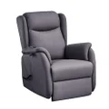 HelloMosma Adjustable Recliner Chair Sofa Lounge Armchair Living Room Ash Black