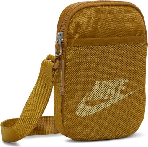 Nike Heritage Cross Body Bag, Buff Gold, Small