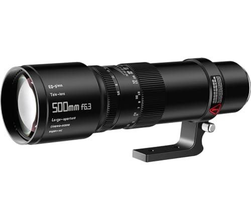 TTArtisan 500mm F6.3 Metal Bodied Telephoto Lens Compatible with Sony E Mount (Full Frame) - Black