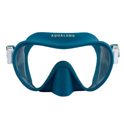 Aqualung Nabul Diving Mask, Navy Blue Frame, Clear Lens