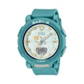 BABY G DUO RETRO POP OUTDOOR DUAL TIME, ALARM, STOPWATCH, 100M WATER RESISTANT BLUE FACE AND RESIN BAND