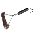 BBQ Buddy 30cm Palmyra Grill Brush - Sustainable Fibre Grill Brush for Outdoor Grill and Barbeque - Handheld Grill Cleaner and Scrubber with Handle
