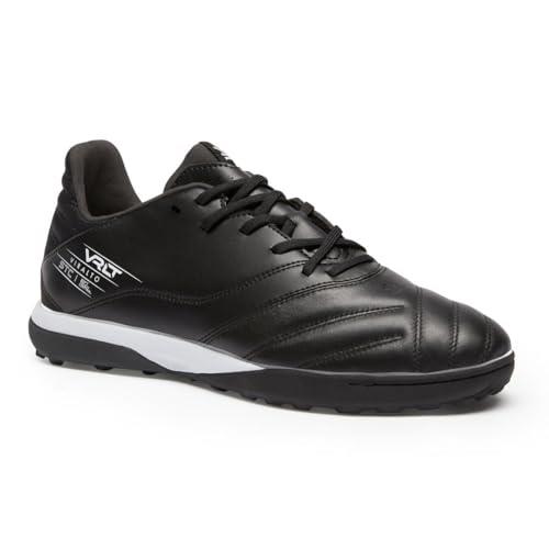 Kipsta Men's Viralto II Leather Turf Soccer Boots, Black, Size EU 43