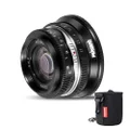 Pergear 25mm F1.7 Large Aperture Manual APS-C Fuji FX Mount Lens Compatible with Fujifilm Camera X-T3 X-H1 X-Pro2 X-E3 X-T1 X-T2 X-T4 X-T5 X-T10 X-T20 X-T200 XS10 X-A2 X-E2 X-E1 X30 X70 X-A1 (Black)