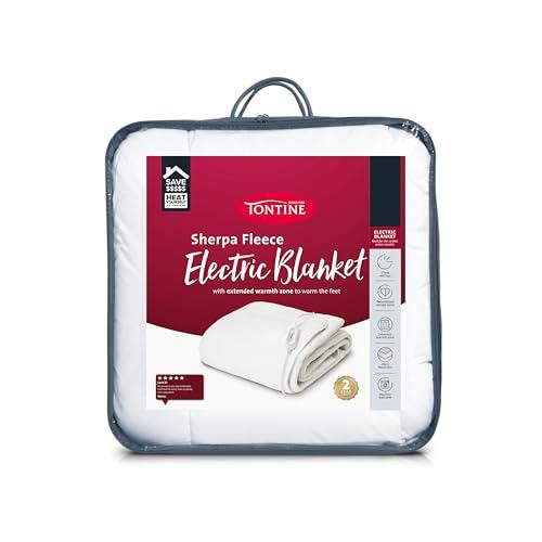 Tontine Soft & Cosy Sherpa Fleece Electric Blanket - Double Bed