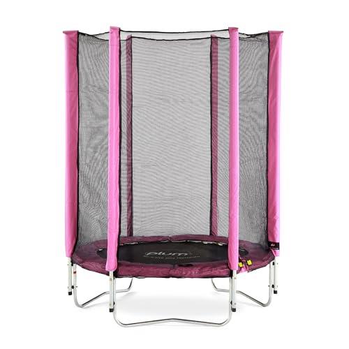 Plum® Junior Trampoline & Enclosure - Pink