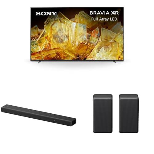Sony XR85X90L TV with HT-A3000 Soundbar + SA-RS3S Rear Speakers