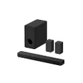 Sony HT-S2000 Soundbar with SA-SW3 Wireless Subwoofer and SA-RS3S Rear Speakers