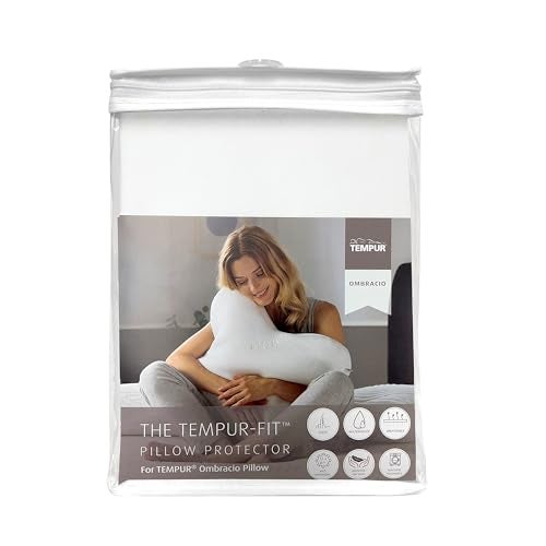TEMPUR Pillowcase for Ombracio Sleeping Pillow, Stain Resistant and Thermo-regulating Cover, White
