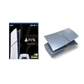 PS5 Digital Console (Slim) + Silver Cover
