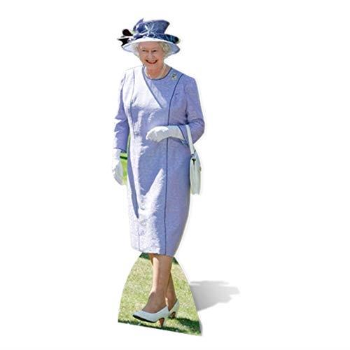 Queen Elizabeth Lilac Dress Lifesize Standup Cardboard Cutouts 180cm x 60cm