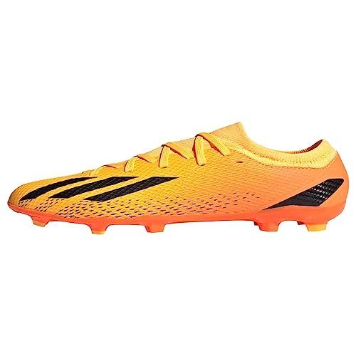 adidas Unisex-Child X Speedportal.3 Firm Ground Soccer Shoe, Solar Gold/Black/Team Solar Orange, 1 US