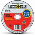 Flexovit Metal Cut-Off Wheel, 178 mm x 2.5 mm x 22 mm Size
