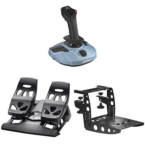 Thrustmaster TCA Sidestick Airbus Edition for PC + Thrustmaster TFRP Rudder Pedals for PC + Thrustmaster TM Flying Clamp