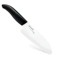 KYOCERA Santoku Knife Santoku Knife, White/Black, FK-140 WH-BK, 5-1/2-inch