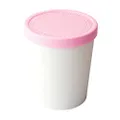 Tovolo Stackable Sweet Treat Ice Cream Tub Food Tight-Fitting Silicone Lid Freezer Storage Container for Sorbet & Gelato, BPA-Free & Dishwasher-Safe, 1-Quart, Pink