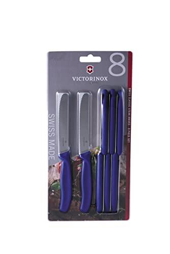 Victorinox Steak Knife/Cutlery 8 Piece Set, Blue