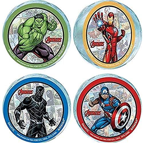 Amscan Marvel Avengers Powers Unite Bounce Balls (Pack of 4)