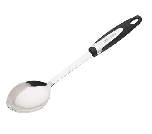 Cuisinart Soft Touch Solid Spoon, Silver/Black, 47021