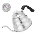 YiiMO Gooseneck Kettle, Pour Over Coffee Tea Kettle Temperature Control Hot Water 1 liter Stove Top, Food Grade Stainless Steel Tea Pot for Home & Kitchen